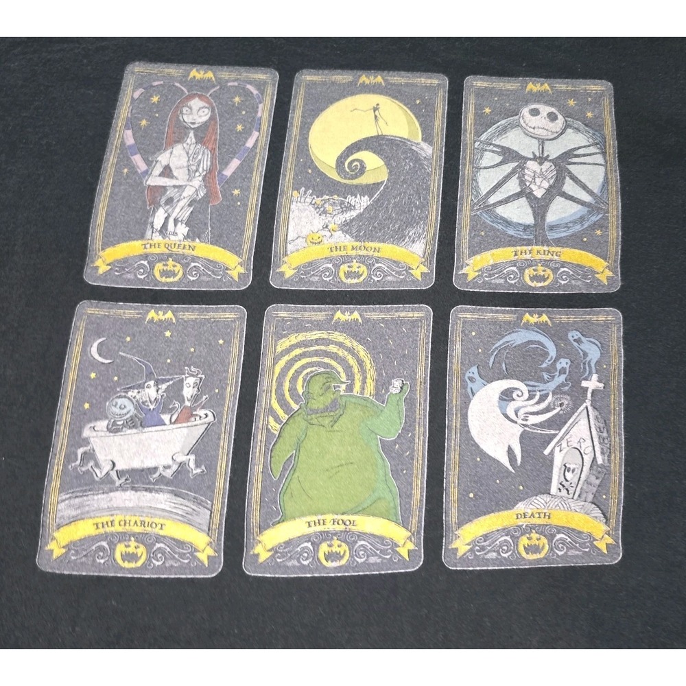 Disney Loungefly Nightmare Before Christmas T Shirt Tarot Large Jack Skellington